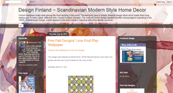 Desktop Screenshot of design-finland.blogspot.com