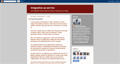 Desktop Screenshot of integrationasservice.blogspot.com