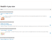 Tablet Screenshot of health4youde.blogspot.com