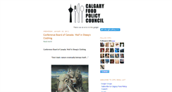 Desktop Screenshot of calgaryfoodpolicy.blogspot.com