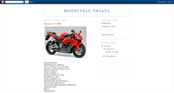 Desktop Screenshot of motocykle-swiata.blogspot.com