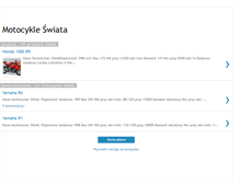 Tablet Screenshot of motocykle-swiata.blogspot.com