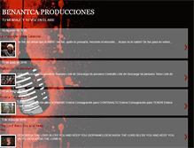 Tablet Screenshot of benantcaproducciones.blogspot.com