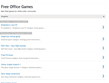 Tablet Screenshot of freeofficegames.blogspot.com