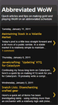 Mobile Screenshot of abbreviatedwow.blogspot.com