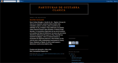 Desktop Screenshot of partituras-de-guitarra-clasica.blogspot.com