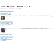 Tablet Screenshot of abusidentrolachiesacattolica.blogspot.com