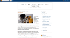 Desktop Screenshot of michaelpachterdiary.blogspot.com