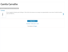 Tablet Screenshot of camilaoliveiracarvalho.blogspot.com