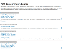 Tablet Screenshot of 7515entrepreneurslounge.blogspot.com