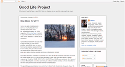 Desktop Screenshot of goodlifeproject.blogspot.com