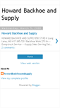 Mobile Screenshot of howardbackhoeandsupply.blogspot.com