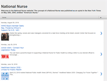 Tablet Screenshot of nationalnurse.blogspot.com