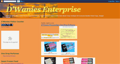 Desktop Screenshot of dwanies.blogspot.com