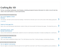 Tablet Screenshot of craftingbiz101.blogspot.com