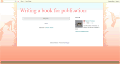 Desktop Screenshot of abookforpublication.blogspot.com