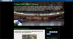 Desktop Screenshot of futsalalternativoparana.blogspot.com