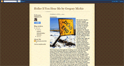 Desktop Screenshot of hollerifyouhearmematthewkobylarz.blogspot.com