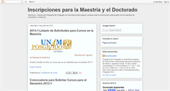 Desktop Screenshot of inscripciones-posgrado-astro.blogspot.com