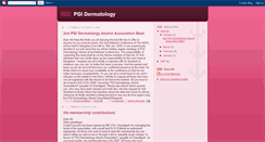 Desktop Screenshot of pgidermatology.blogspot.com