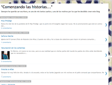 Tablet Screenshot of comenzandolashistorias.blogspot.com