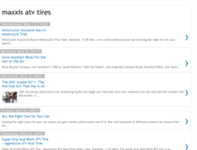 Tablet Screenshot of maxxisatvtires.blogspot.com