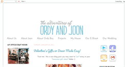 Desktop Screenshot of ordyandjoon.blogspot.com