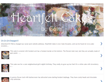 Tablet Screenshot of heartfeltcakesbycami.blogspot.com