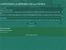 Tablet Screenshot of contandolahistoriadelacocina.blogspot.com