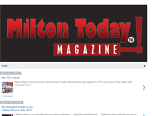 Tablet Screenshot of miltontodaymagazine.blogspot.com