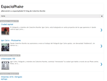 Tablet Screenshot of espaciophake.blogspot.com