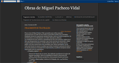 Desktop Screenshot of obrasmiguelpacheco.blogspot.com