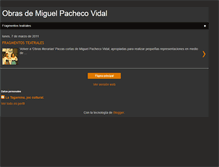 Tablet Screenshot of obrasmiguelpacheco.blogspot.com