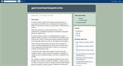 Desktop Screenshot of gastronomioaenlospedroches.blogspot.com
