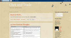 Desktop Screenshot of clickandtrade.blogspot.com