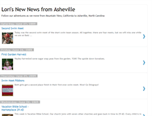 Tablet Screenshot of lorisnewsfromasheville.blogspot.com