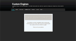 Desktop Screenshot of customengines.blogspot.com