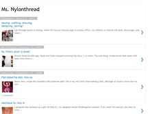 Tablet Screenshot of msnylonthread.blogspot.com