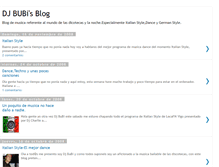 Tablet Screenshot of djbubi.blogspot.com