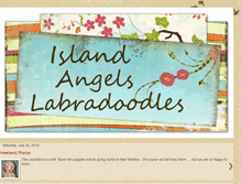 Tablet Screenshot of islandangelslabradoodles.blogspot.com