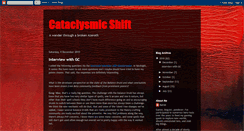 Desktop Screenshot of cataclysmicshift.blogspot.com