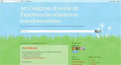 Desktop Screenshot of congresodocentechascomus.blogspot.com