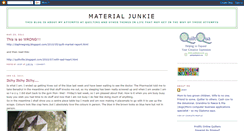Desktop Screenshot of materialjunkie.blogspot.com