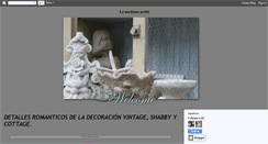 Desktop Screenshot of lemadamepetite.blogspot.com