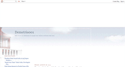Desktop Screenshot of demetria001.blogspot.com