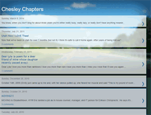 Tablet Screenshot of chesleys.blogspot.com