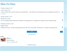 Tablet Screenshot of missosdiary.blogspot.com
