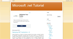 Desktop Screenshot of msdotnettutorial.blogspot.com