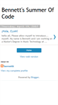 Mobile Screenshot of bennettdoesclam.blogspot.com