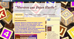 Desktop Screenshot of maestrosquedejanhuellas.blogspot.com